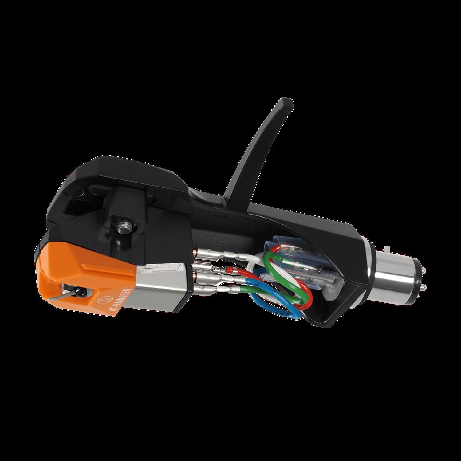Audio-Technica AT-VM95EN/H Moving Magnet Cartuccia sulla AT-HS6 Headshell
