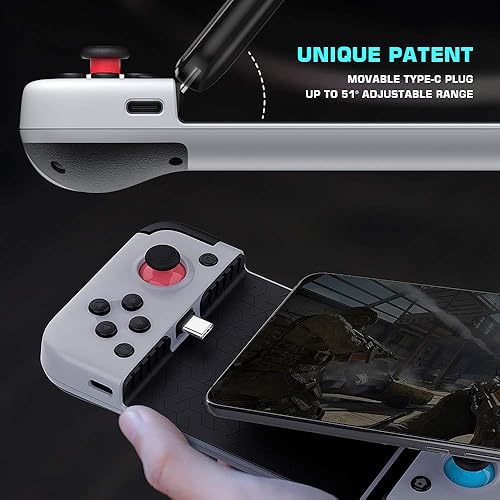 Miniatura 4 de GameSir X2 - Controlador tipo C para juego para teléfono Android Compatible con Xbox Cloud Stadia y Vortex Gaming Joystick con cable movible de 51