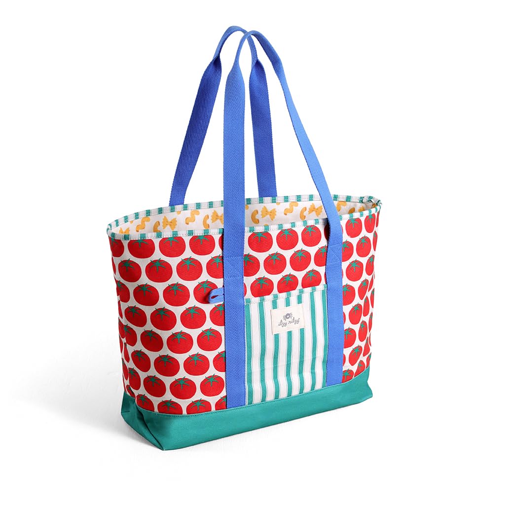 Itzy Ritzy Canvas Mom Tote (Pasta) - Image 2