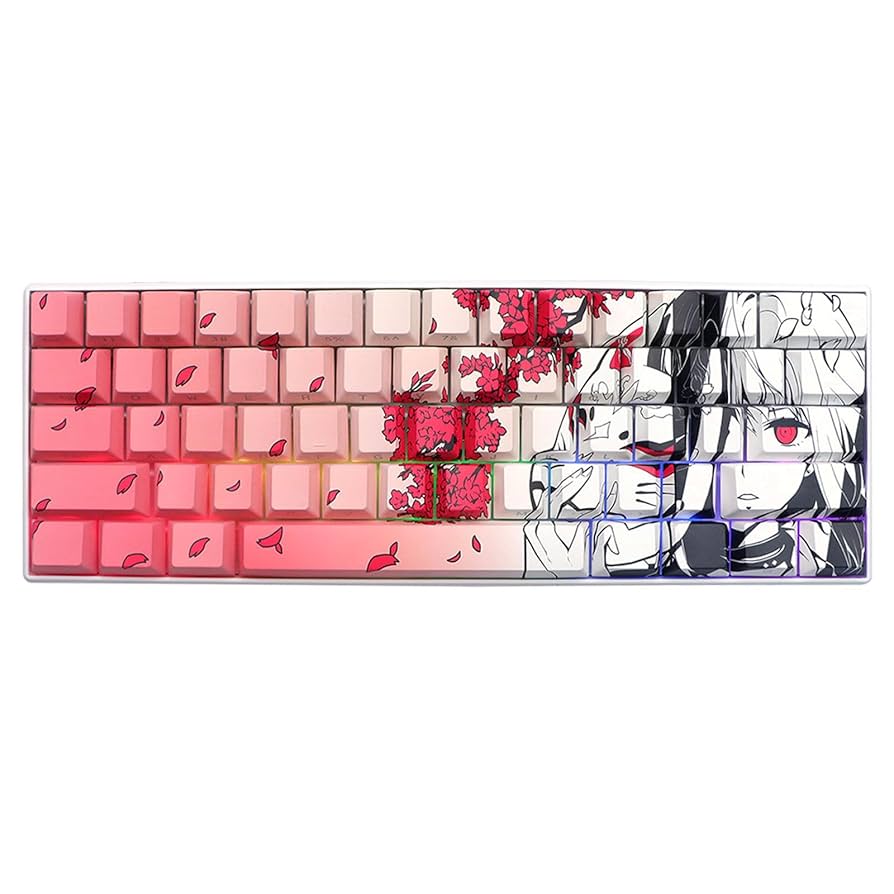 さやぴ特別セットᔦ๑ ˭̴̵̶́ ꄱ ˭̴̵̶̀ ᔨ✨ Amazon.com: SYJHHWGS 136PCS Keycaps Side Print Anime Girl