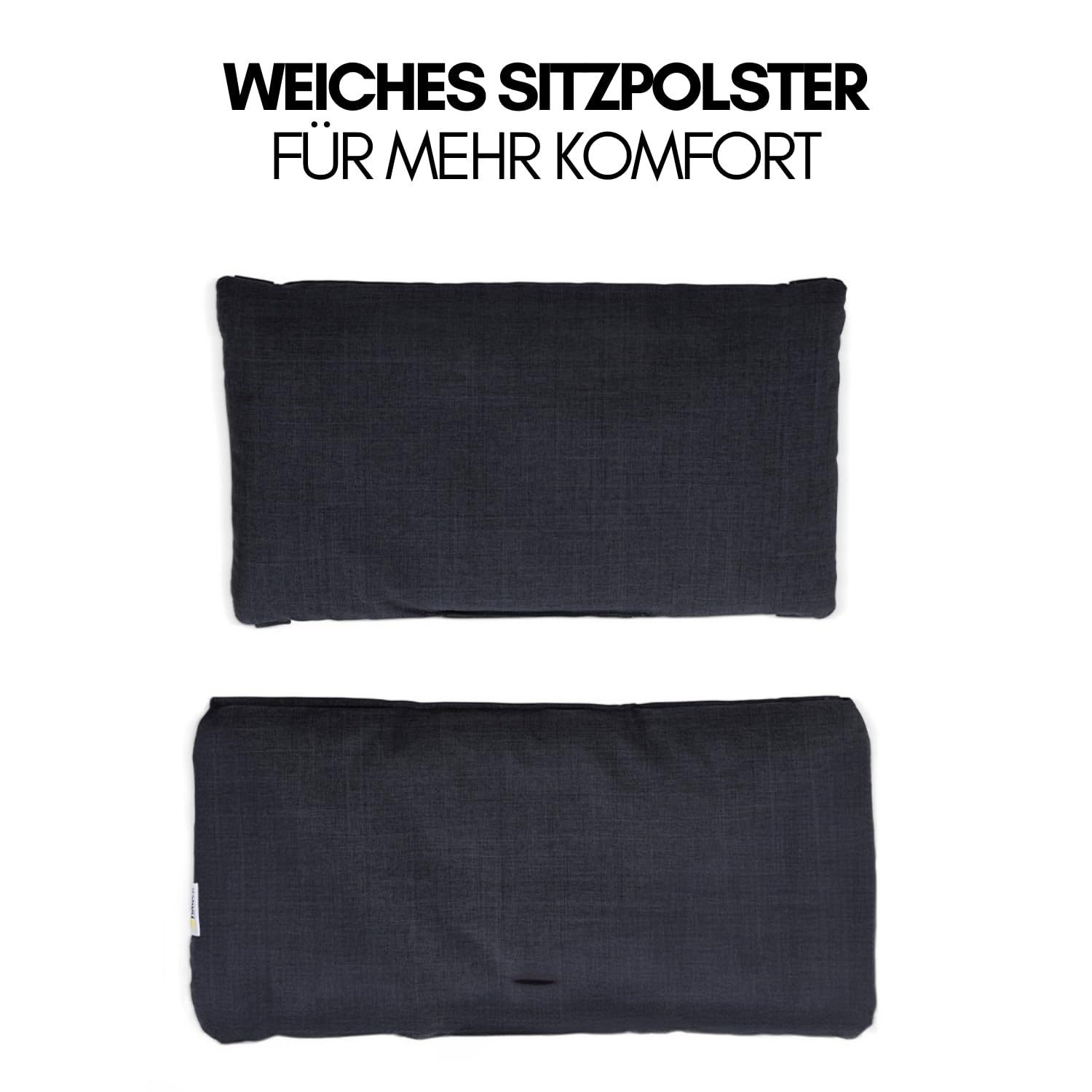 hauck Alpha+ Hochstuhl Set mit Sitzkissen - Grau