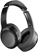 Bluetooth 6.0 Noise Cancelling Headphones - Over Ear Headphones with -35dB ANC, 66H Playtime, Dual Device Pairing, Transparency Mode, Low Latency Game Mode, AUX, Type-C, for Daily, Gaming