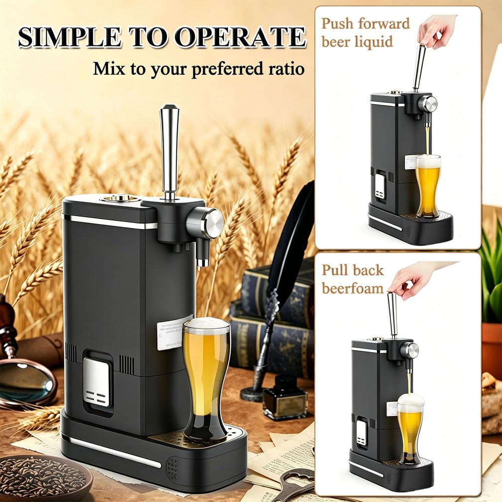 Dispensador De Cerveza con Enfriador,Tirador De Cerveza Portatil