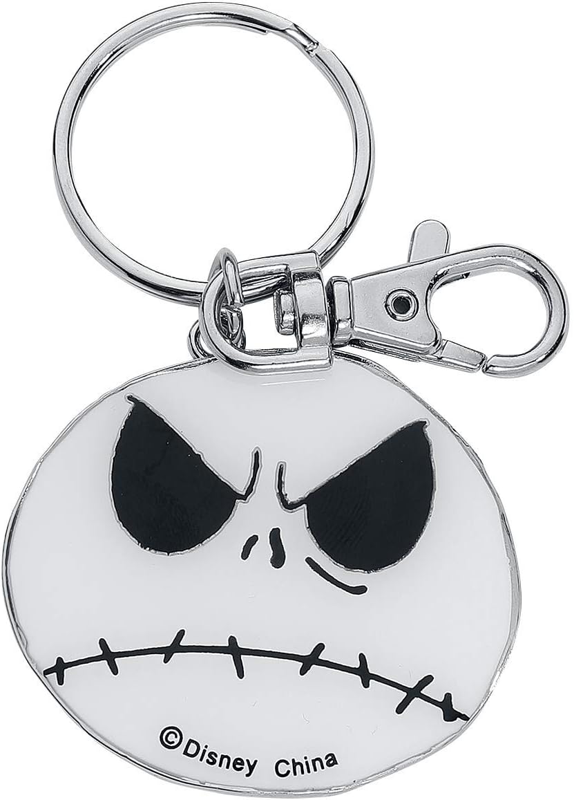 Disney Nightmare Before Christmas Good Day and Bad Day Color Pewter Keyring image 3