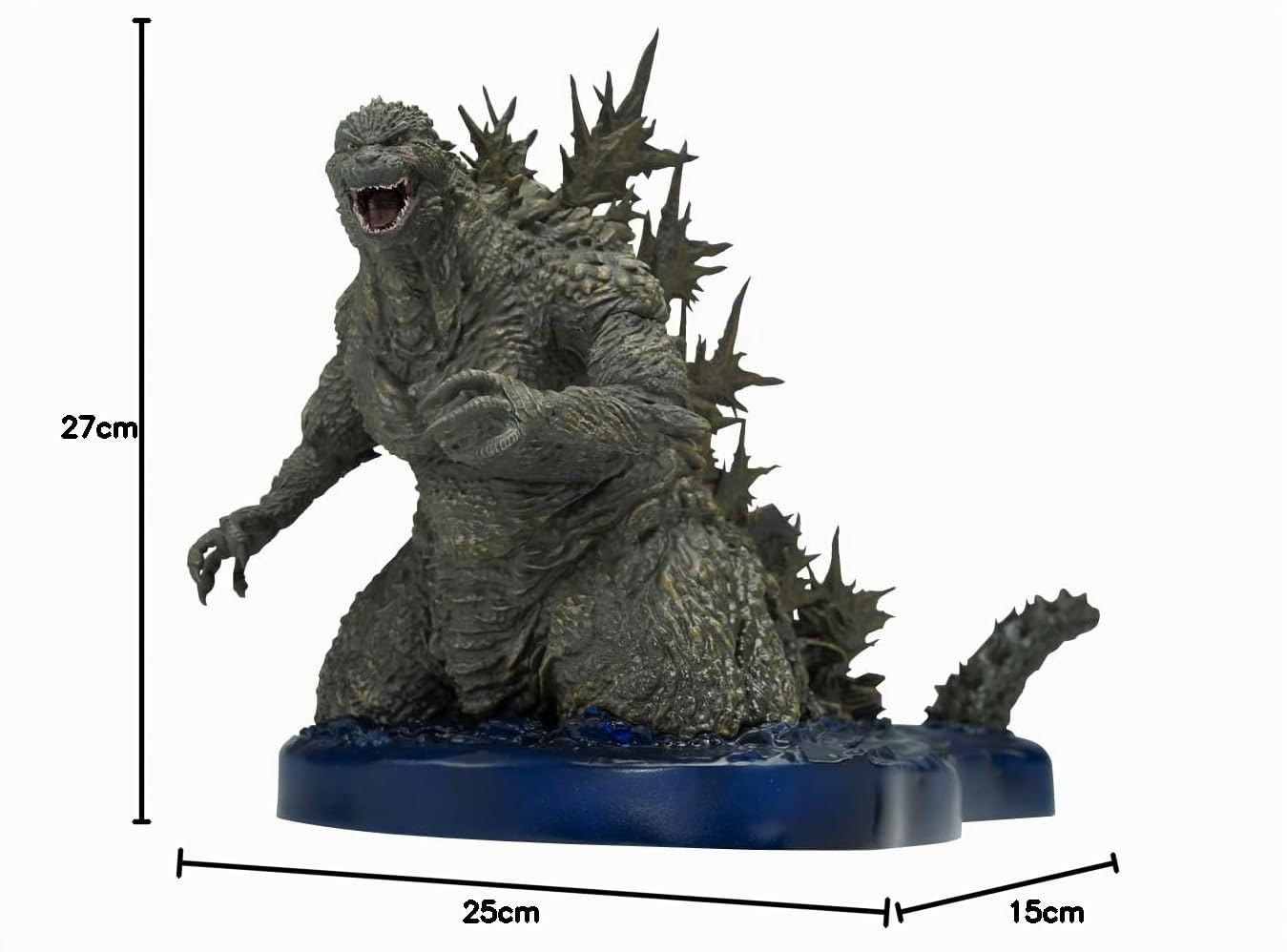 Banpresto Figura de Acción Coleccionable Godzilla (2023) Godzilla Minus One Art Vignette - Offshore Image Version 27 cm, Multicolor, BP29029P, Optima para los fanaticos del Anime