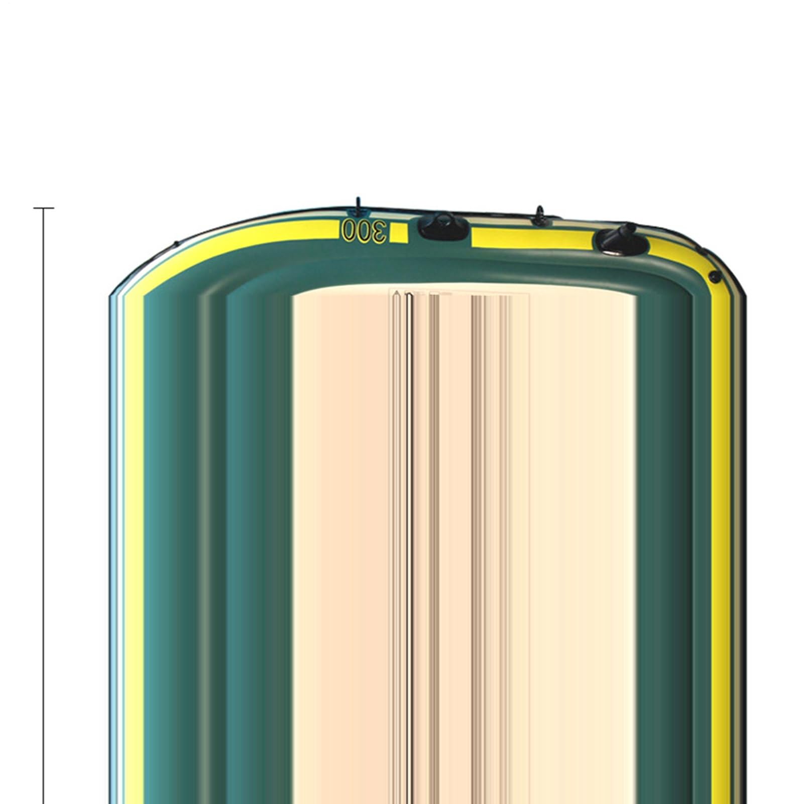 Kayak de pêche gonflable pour adultes – Bateau radeau à 3 places, kayak gonflable pour 2 personnes | Navire à pagaie facile à gonfler pour les aventures en plein air, la pêche en lac, les croisières