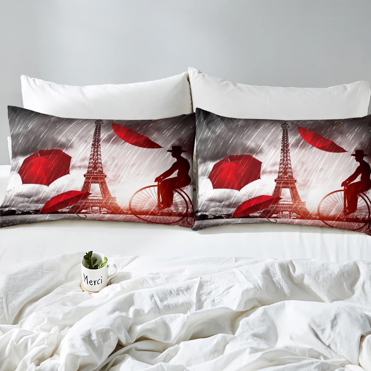 Castle Fairy Set di biancheria da letto con teschio gotico, per