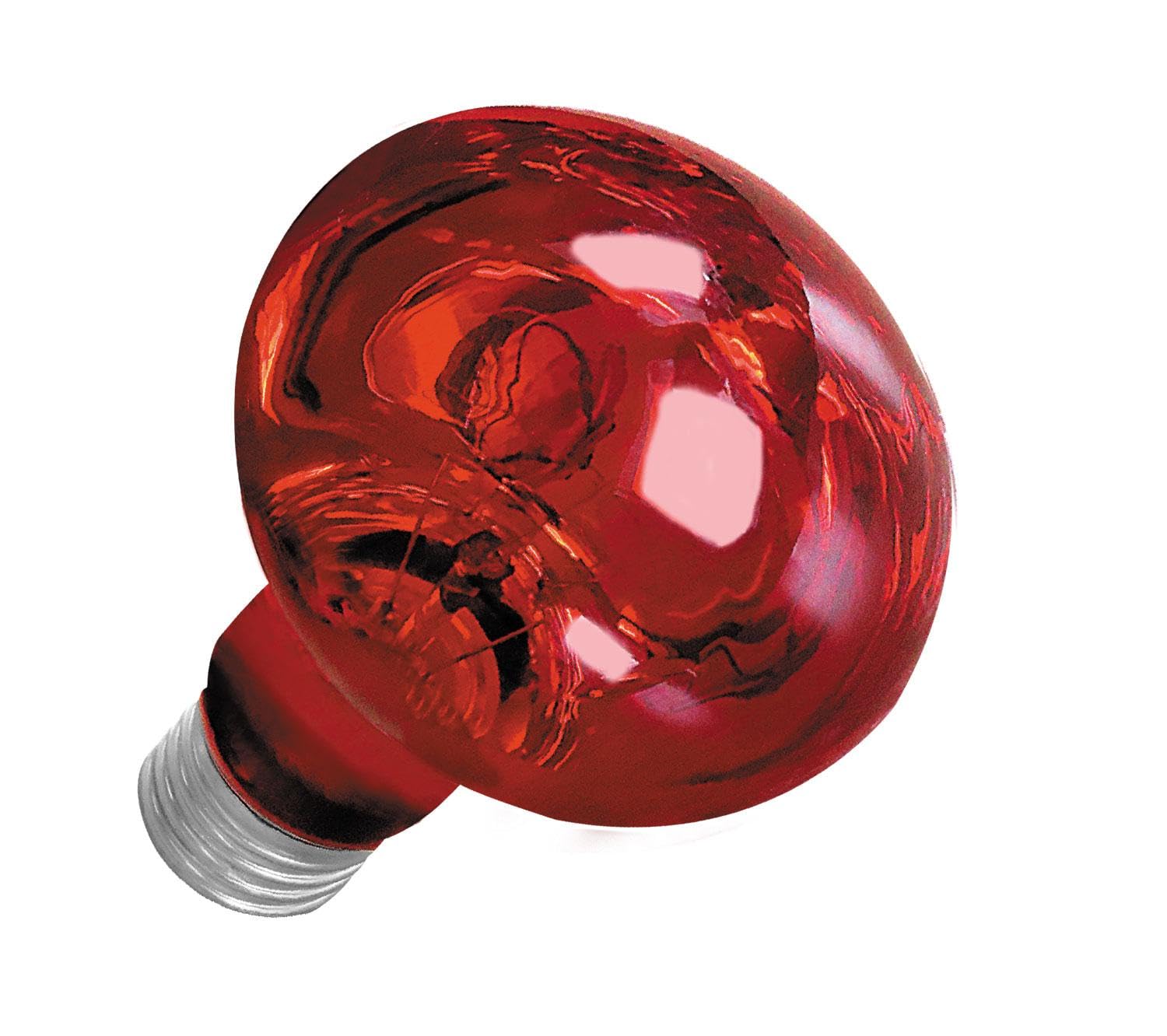 Happet Infrarot Wärmelampe 50W E27 Rotlicht Night Heat Terrarium Lampe für Reptilien, Küken & Geflügel