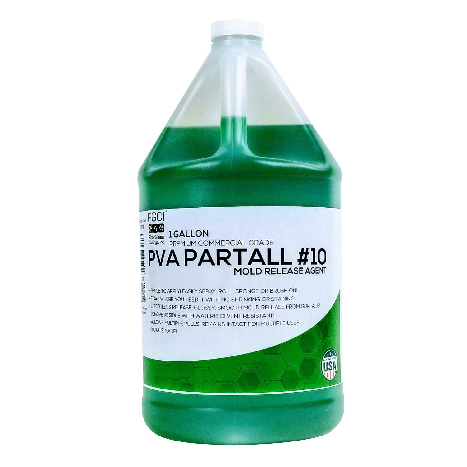 PVA PARTALL #10 Liquid Easy Casting Mold Release, Premium Professional Quality, DIY Resin Fiberglass Mold Release for Silicone & Resin Casting Molds,