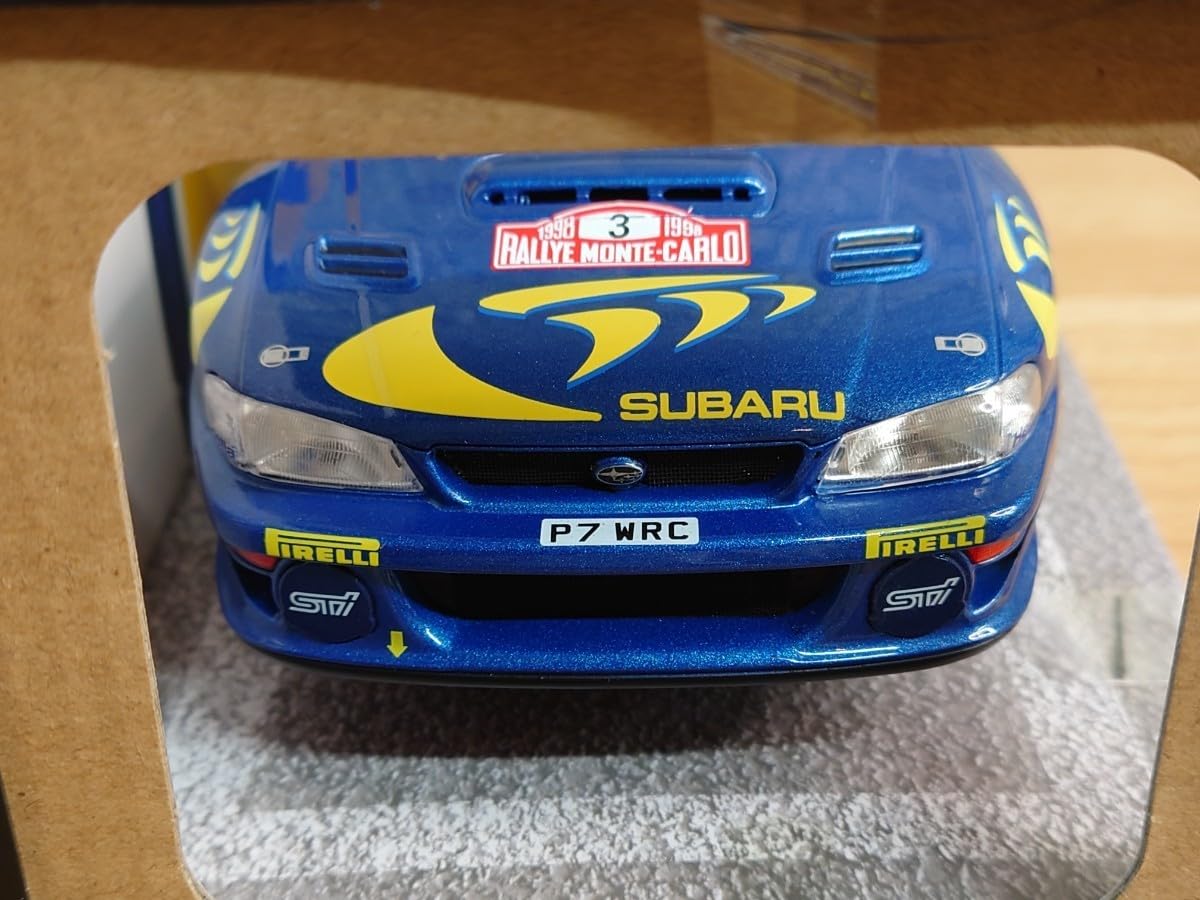 希少】京商 ソリド 1/18 スバル インプレッサ 22B モンテカルロラリー