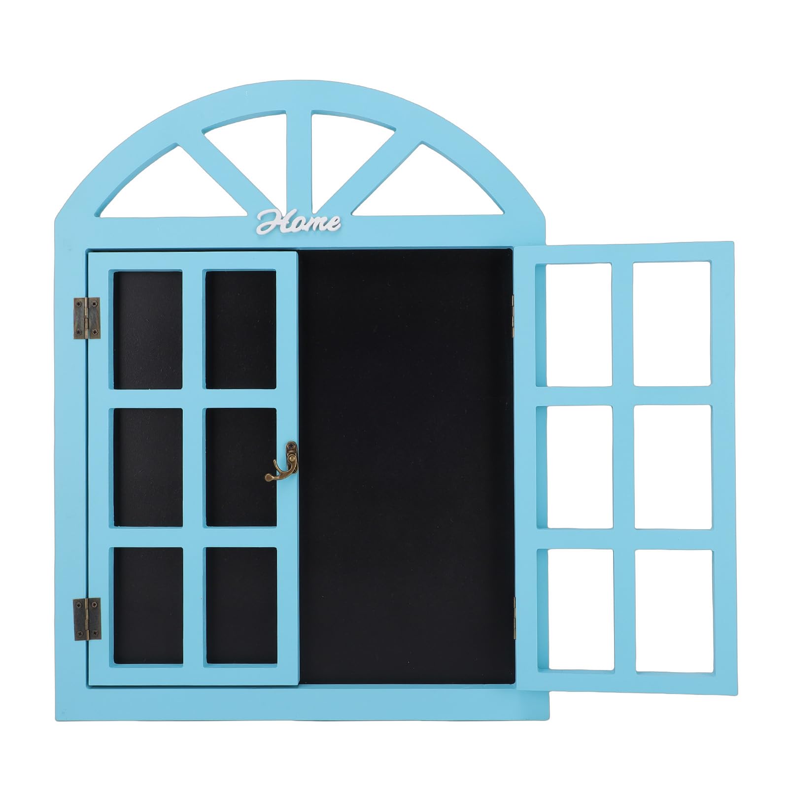 Hölzernes Kreidetafel-Schild, Fensterrahmen, hängendes Nachrichtenbrett für Café, Restaurant (7702A-01)