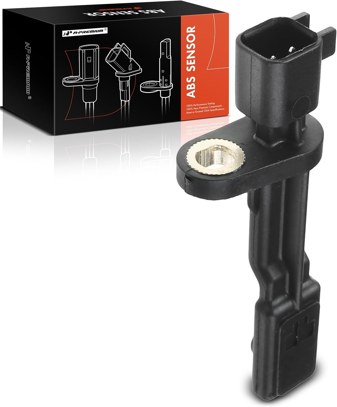 A-Premium ABS Wheel Speed Sensor Compatible with Dodge Nitro 2007-2011 Jeep Liberty 2008-2012 Wrangler 2007-2017 Rear Driver or Passenger Side