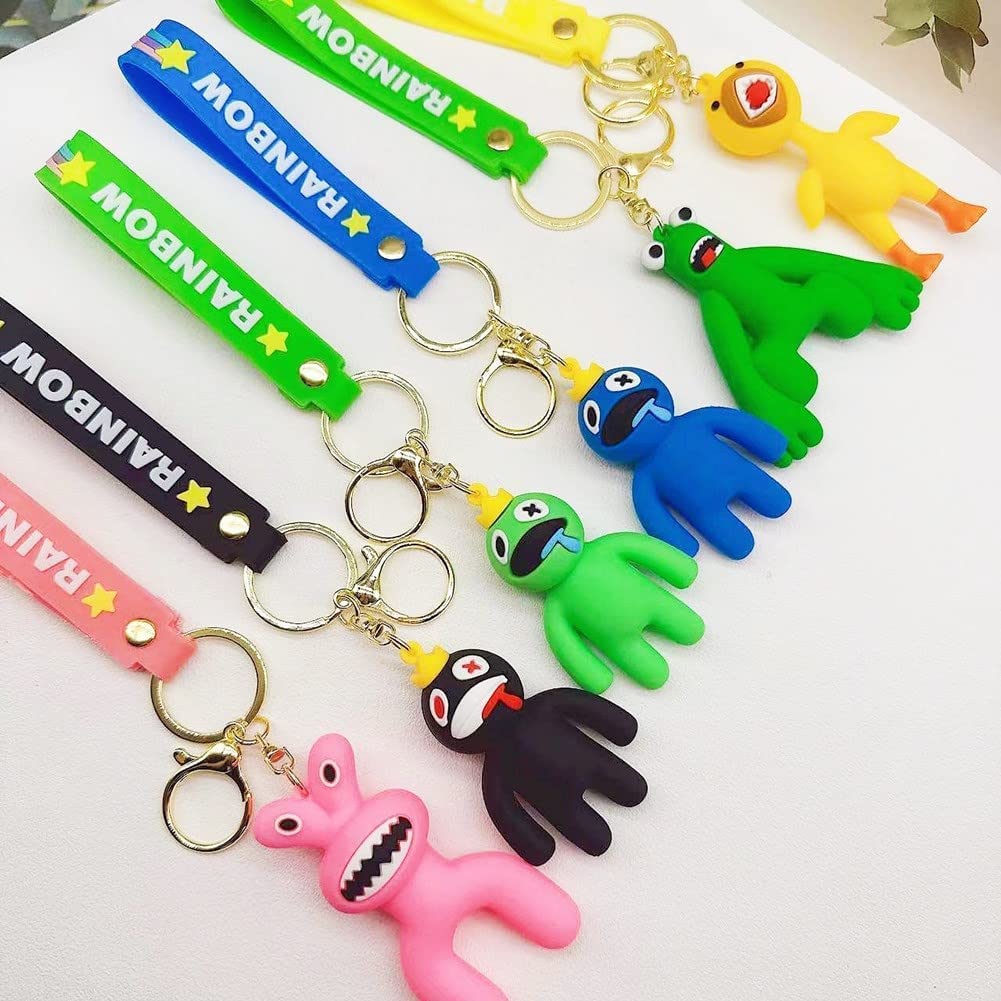 Amazon.co.jp: Rainbow Friends Doll, Keychain, Silicone, Keychain