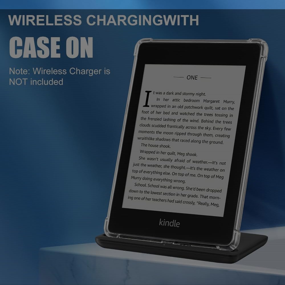 Transparente Schutzhülle für Amazon Kindle Fire HD7, HD8, HD10, 6., 7., 8., Papewhite Oasis 2022, 2023, ultradünn, TPU, weich, transparent, für Amazon Kindle Max (für Paperwhite 1/2/3 2012,