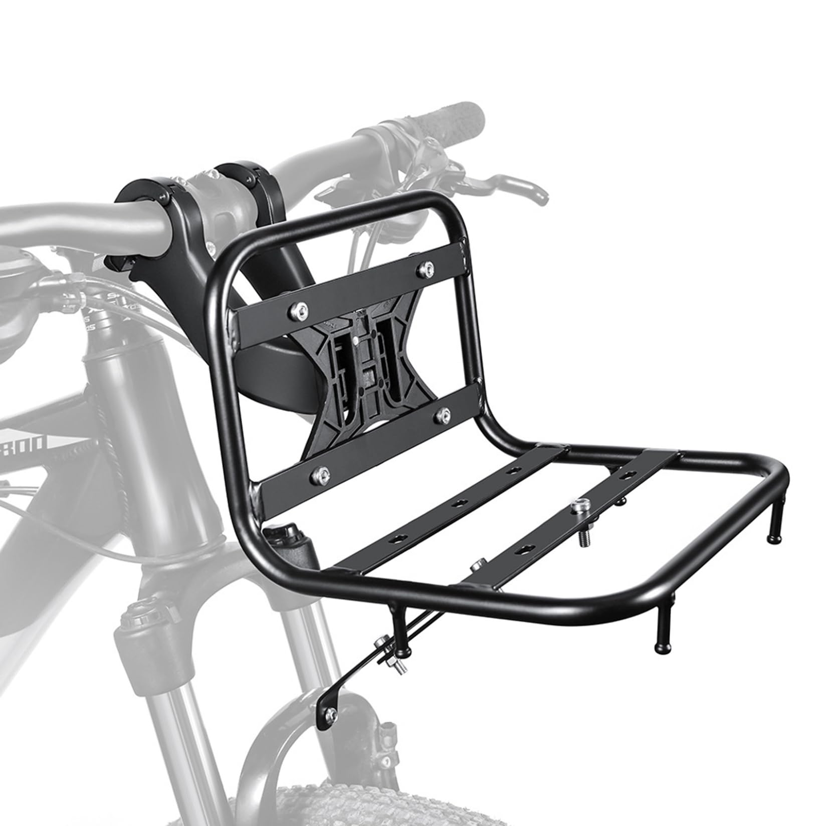 Porte-vélos pour vélo | Porte-Bagages Avant – Cargaison en Alliage d'aluminium avec Charge maximale de 15 kg, monté sur Fourche pour la Plupart des vélos