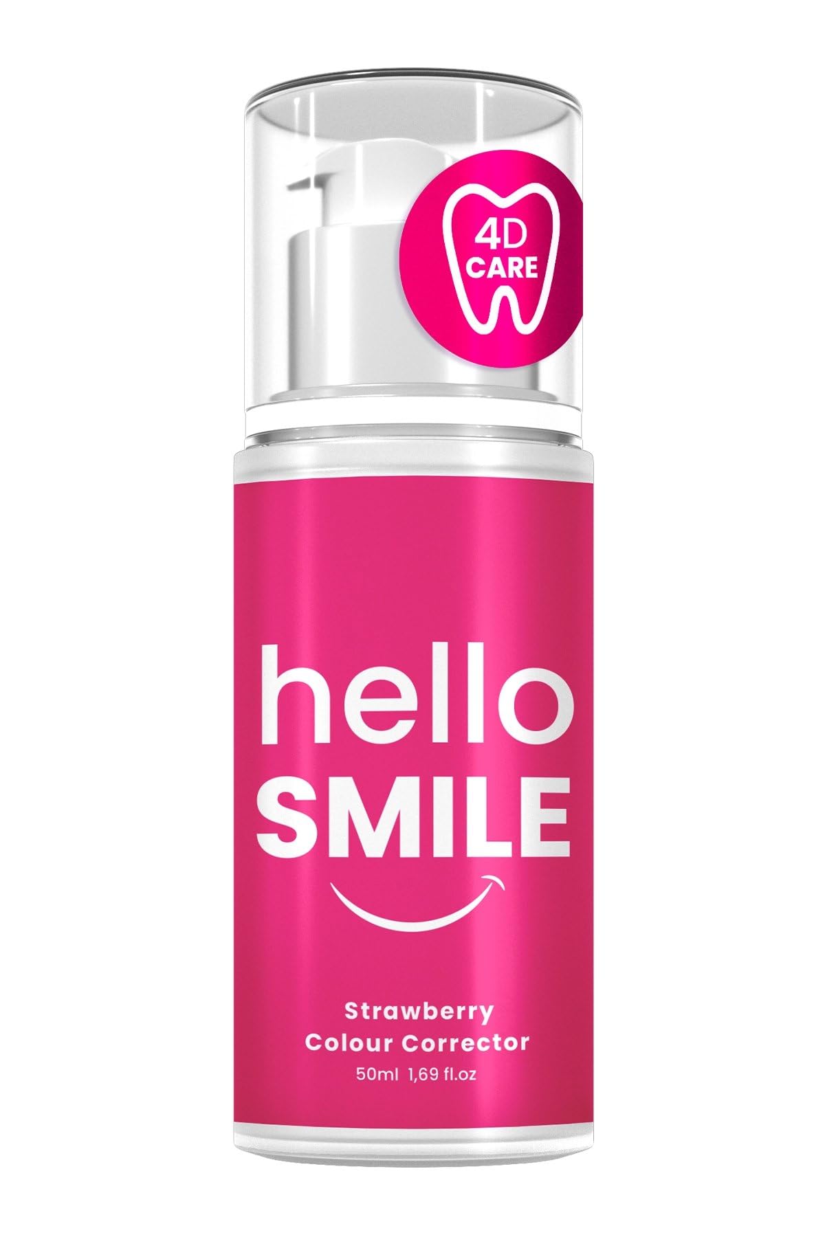 Hello Smile Anında Beyazlatıcı Diş Jeli, Çilek Aromalı, Leke Karşıtı & Plak Önleyici, Ferahlatıcı Günlük Ağız Bakımı, 50 ML