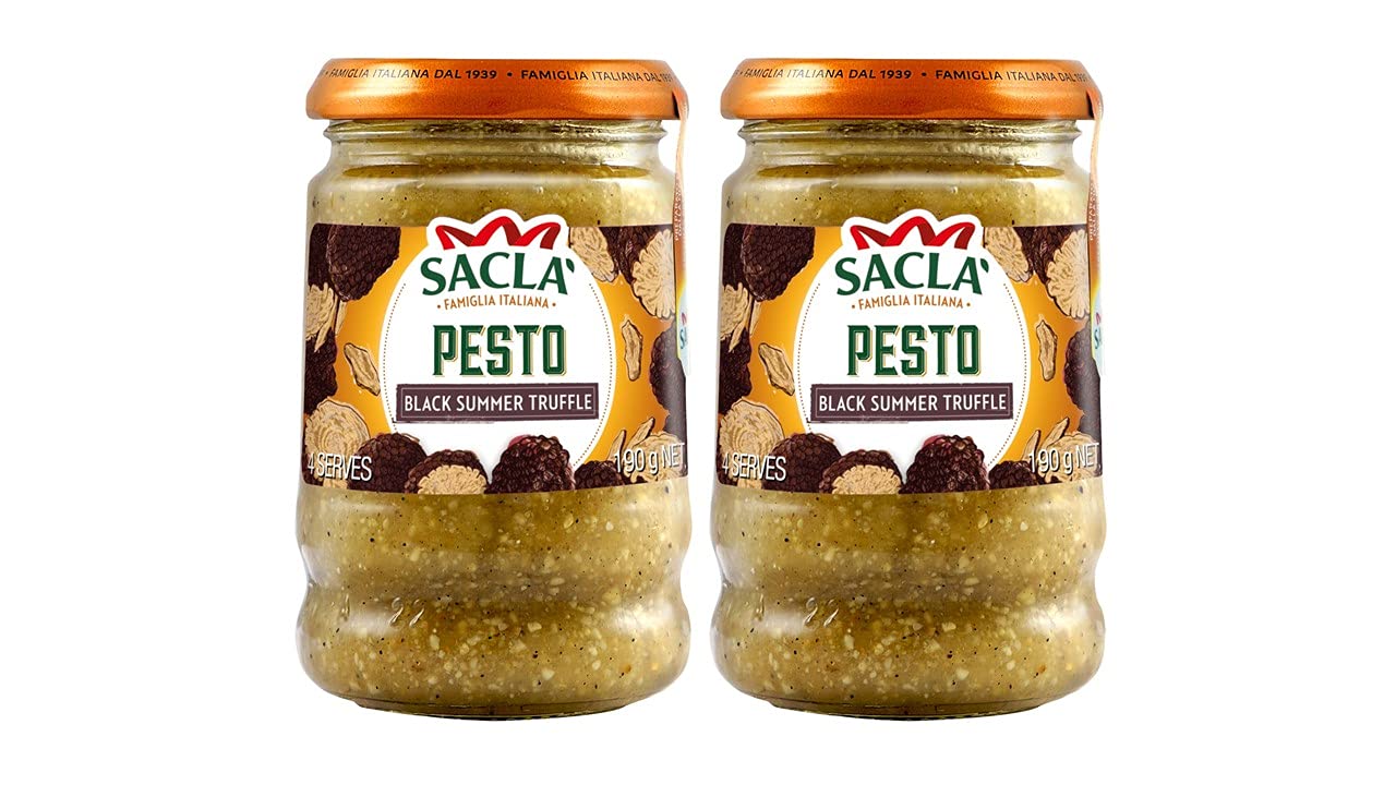 SaclaItalian Truffle Pesto Sauce -195g (Pack of 2)