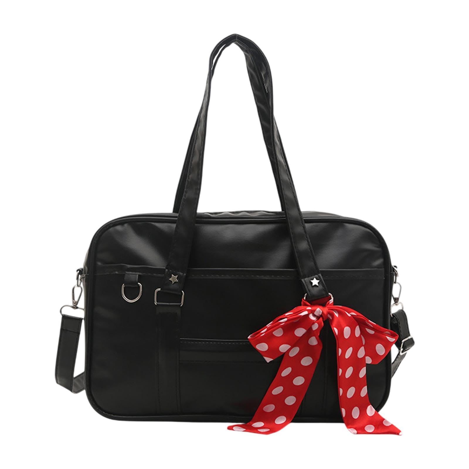 Merishopp Japanese Stylish Shoulder Bag PU Leather School Backpack Shopping Bag JK Bag | Clothing, Shoes & Accessories | Womens Handbags & Bags-picture-52