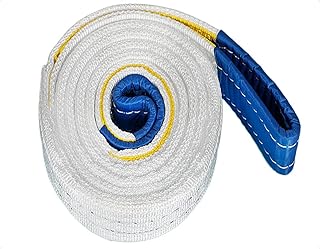 Lift Sling Straps Heavy Duty Flat Eye Lift Slings Nylon Lifting Slings Recovery Strap Web Sling Straps Lifting Web Lifting Straps for Hoist (Color : 3T, Size : 2M)