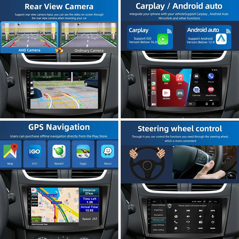 Autoradio Android pour Suzuki Swift avec fonction Mirrorlink et Bluetooth mains libres - 5