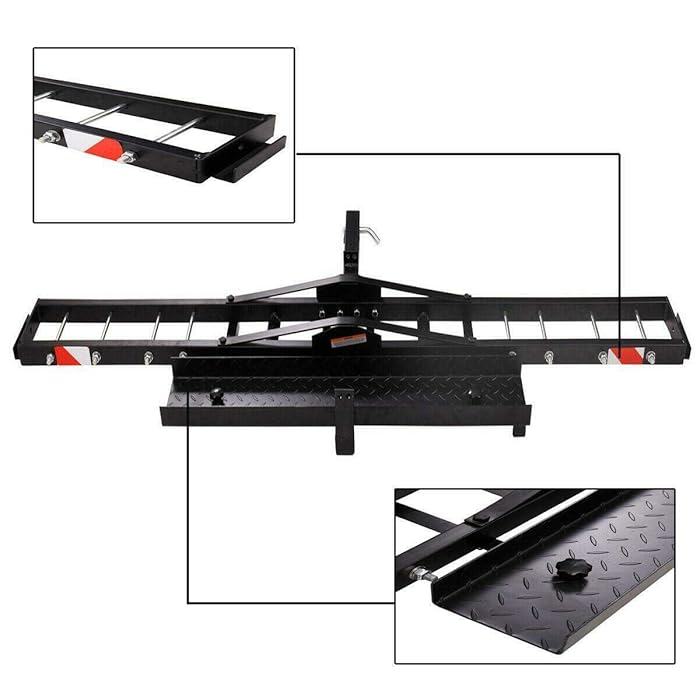 Buy JJY 500Pound Heavy Duty Motorcycle Dirt Bike Scooter Carrier Hitch