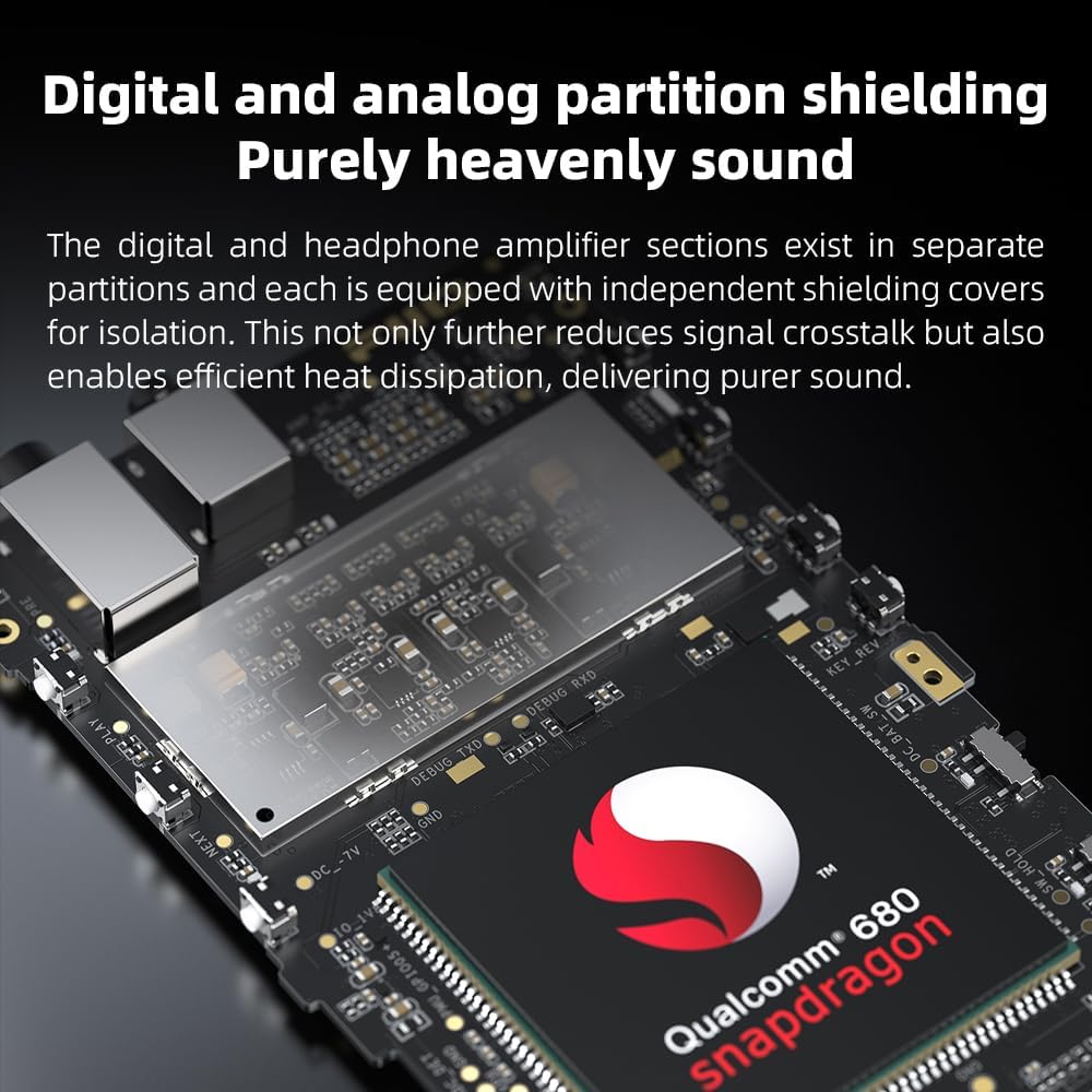 FiiO M21 Android 13 Portable Music Player MP3 Snapdragon 680 4* CS43198 DAC Chips Hi-Res Audio DSD Bluetooth LDAC (Titanium Gold) - Image 7