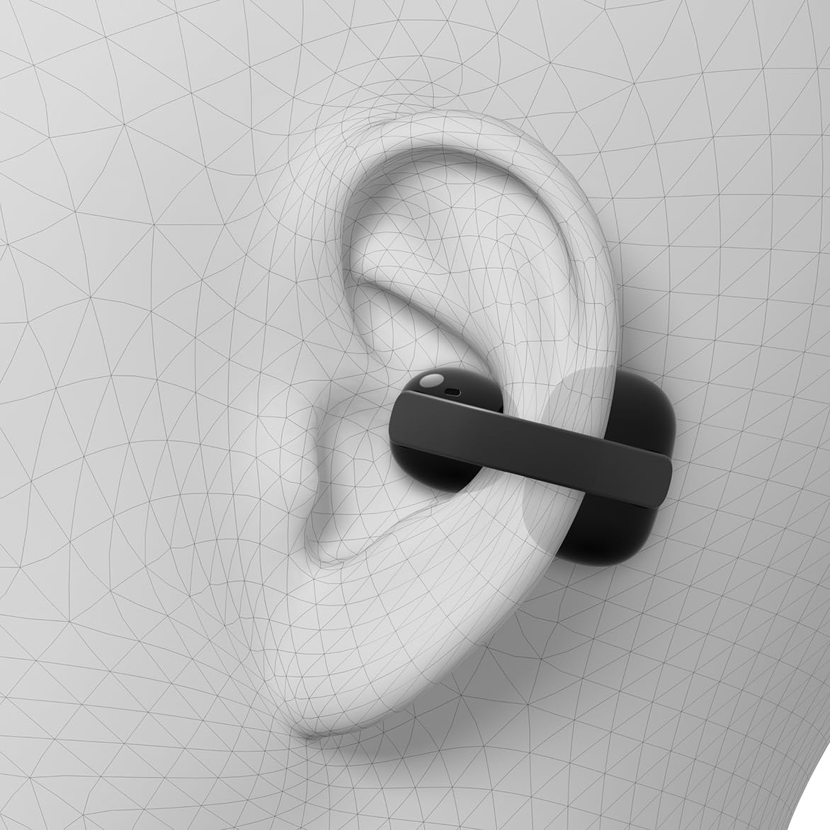 Sony LinkBuds Clip Open-Ear Truly Wireless Earbuds, Comfortable & Secure Fit, Lightweight Clip-On Design, Touch Controls, Ambient Sound Awareness, Water Resistant, Up to 37 Hrs of Playback, Green