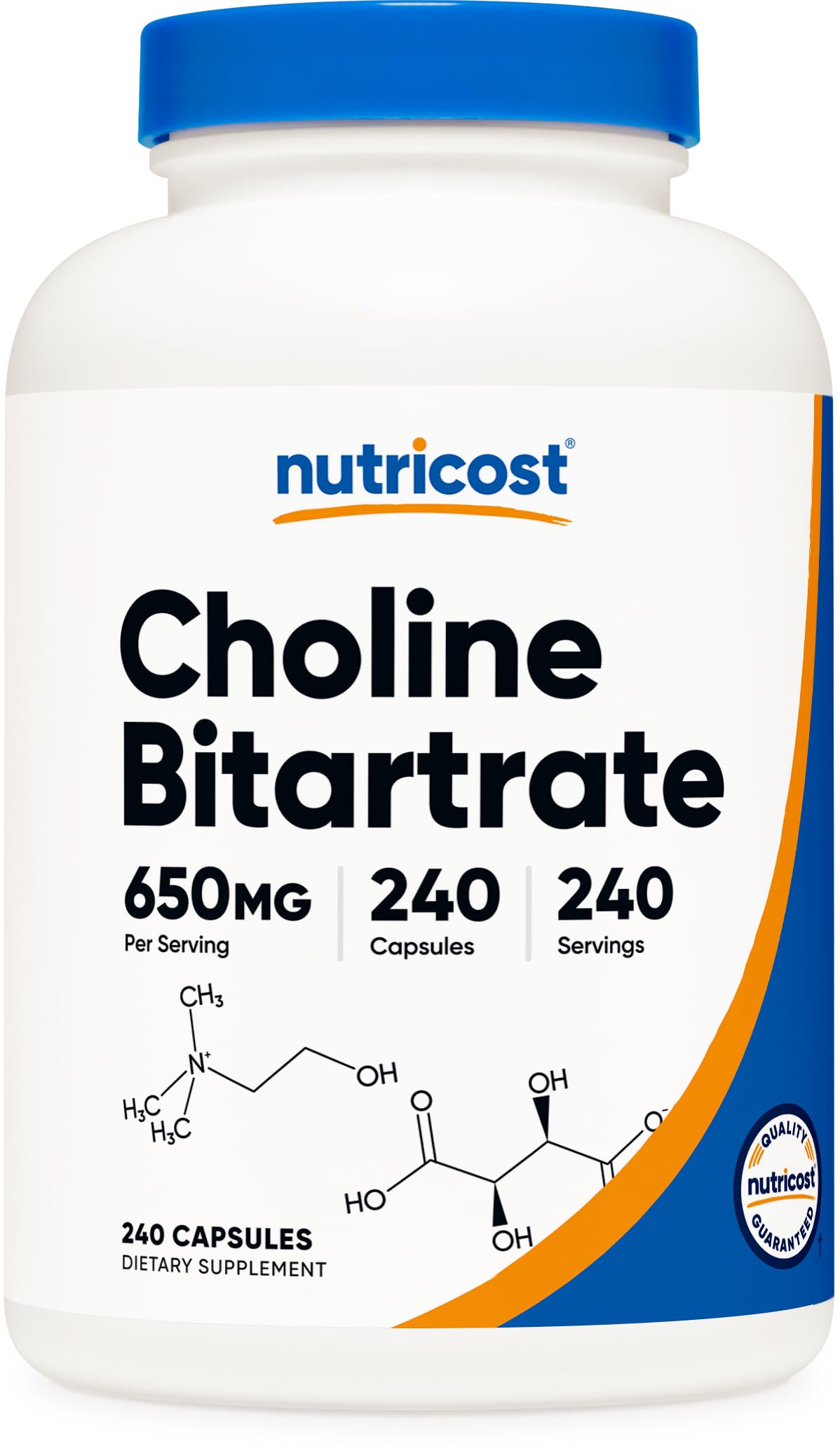 Nutricost Choline Bitartrate 650 mg