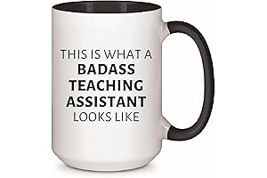 Gift for Badass Teaching Assistants Funny Cute Teacher School Education 11oz 15oz...