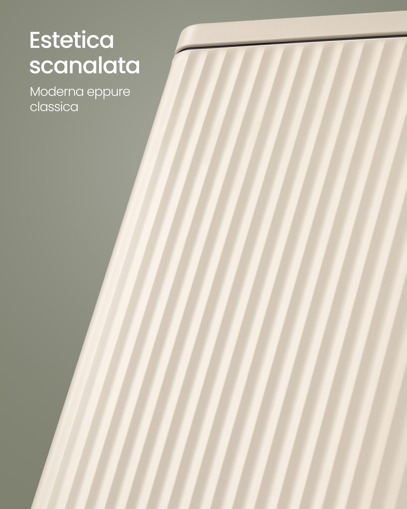 SONGMICS Pattumiera da cucina, 50 l, con pedale, coperchio a chiusura silenziosa e secchio interno rimovibile, in acciaio, 15 sacchi della spazzatura (codice K) inclusi, bianco crema LTB586LZ02