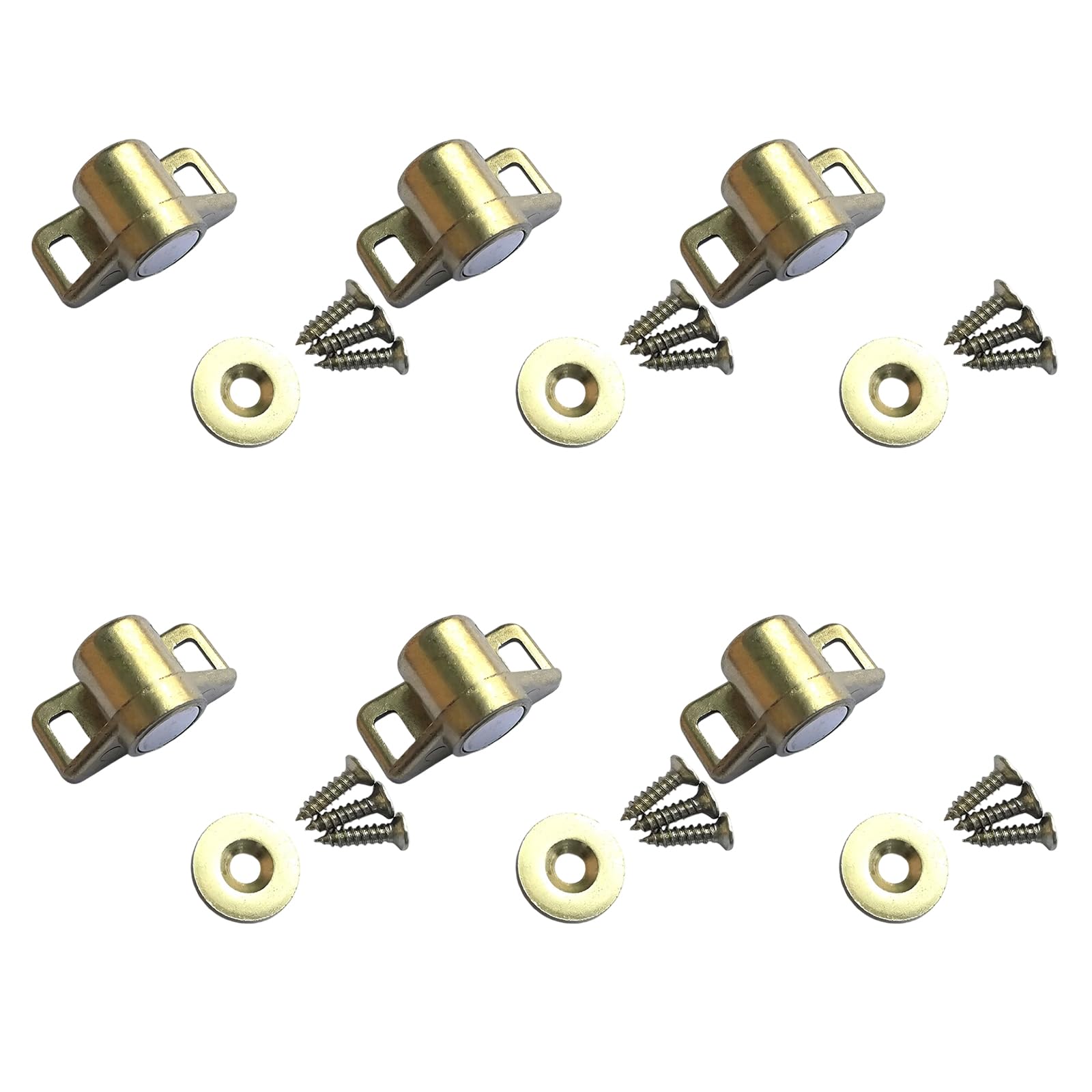 Fentency Gold 6Sets Quick Install Holders Ensuring On Various Furniture Applications Easyly Install Latches