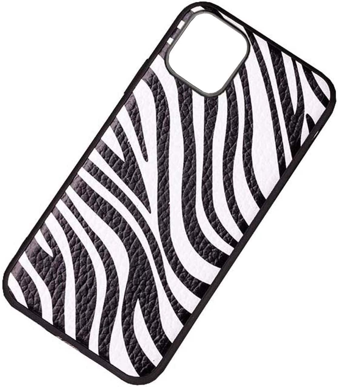 Coque en cuir iPhone 13 Mini antichoc motif zèbre protection premium