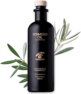 FERMOSO Olivenöl - Natives Olivenöl Extra (500ml) - 100 Prozent Picual-Oliven, kaltgepresst, polyphenolreich, DOP Sierra Mágina aus Spanien, Andalusien