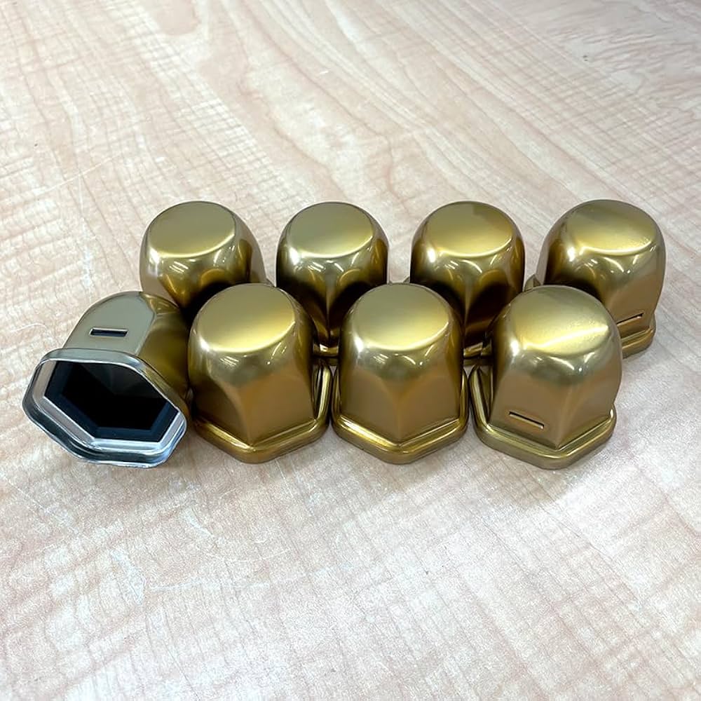 ゴールドステン◆ナットキャップ★ISO規格33mm ★60個予備付き ゴールドステン◇ナットキャップ☆ISO規格33mm ☆60個予備付き