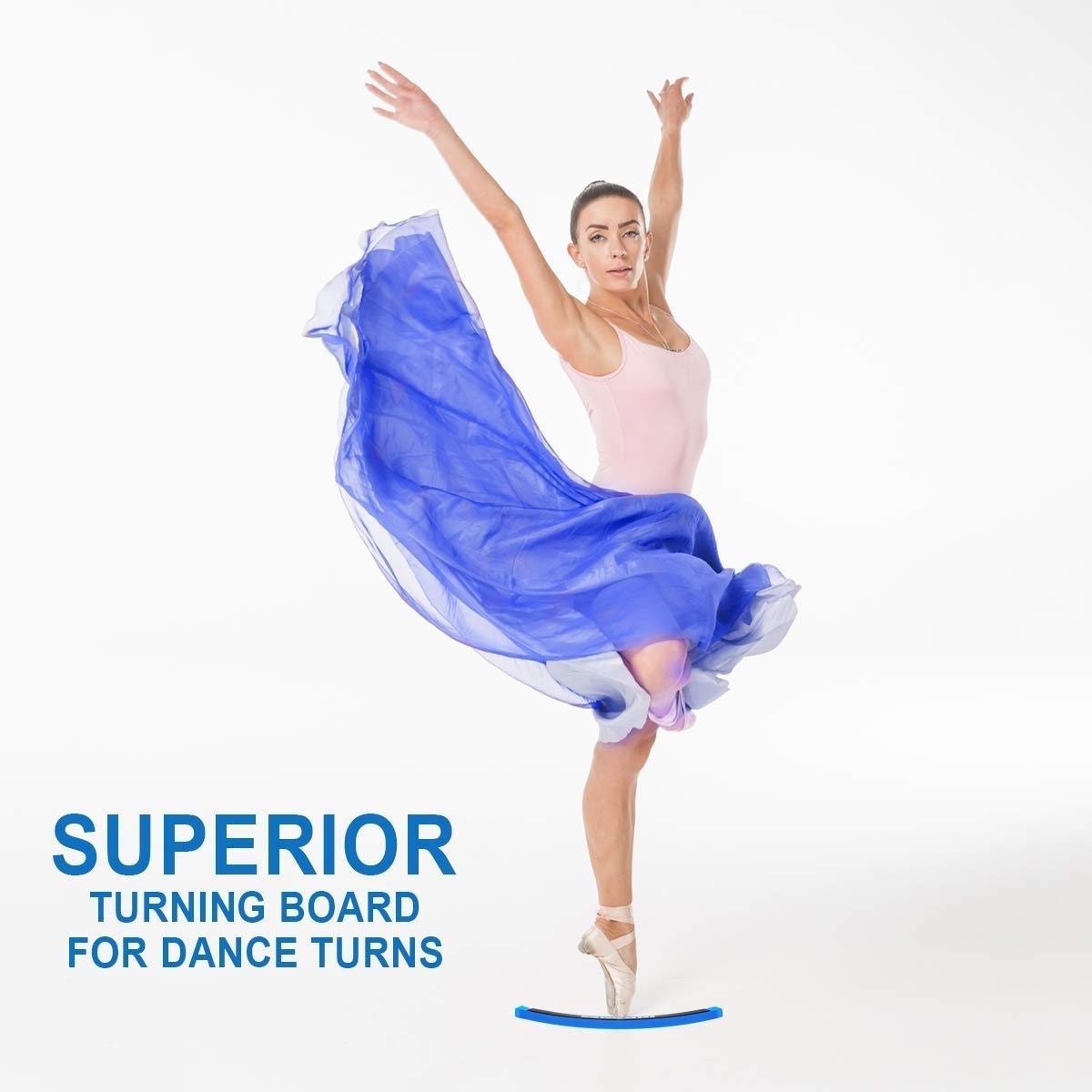 TAVOLA GIREVOLE PER DANZA E PATTINAGGIO - ALLENAMENTO PIROETTE, EQUILIBRIO E TECNICA - IN NYLON - Foto 7