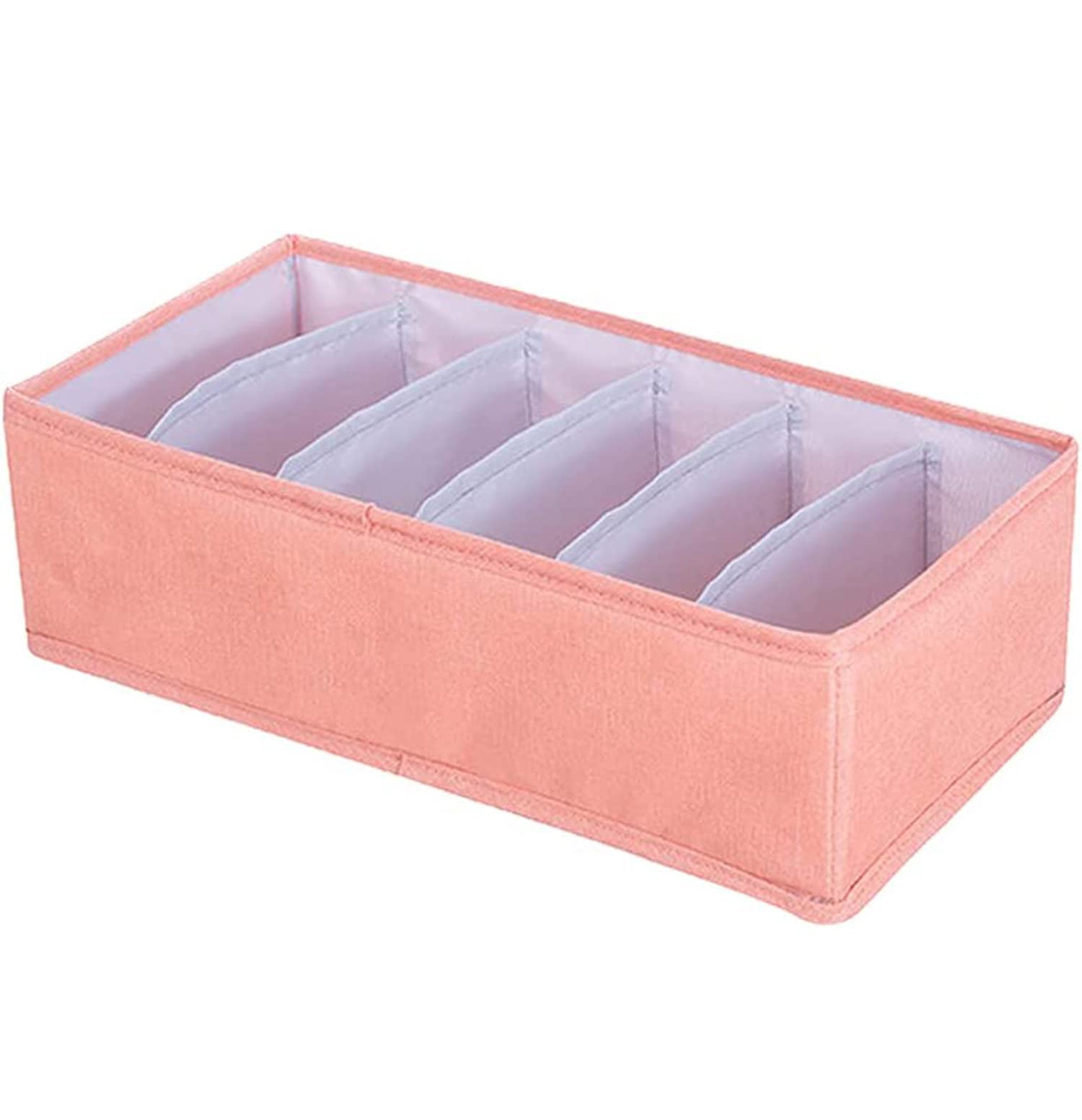 House of Quirk Storage Box, Wardrobe Clothes Organizer, 6 Grids Closet Organizers, Foldable, Save Space Clothing Storage Bins, Portable Storage Containers (Linen,6Slot Orange) (B0BHSMLZ2P) Amazon Price History, Amazon Price Tracker