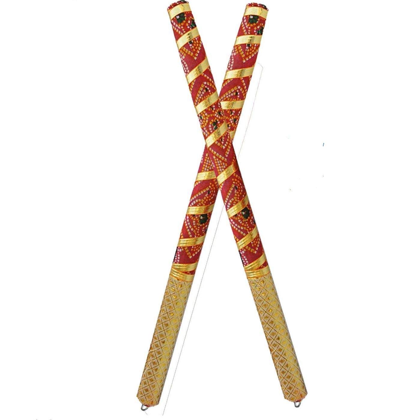 SAUDEEP INDIA Wood Dandiya (14 x 0.7 inch, Multicolour) (B07W83GHCY) Amazon Price History, Amazon Price Tracker