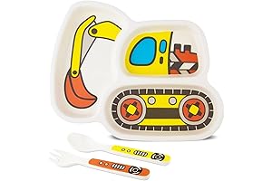 Kids Wheat Straw Dinnerware Set: Fun and Eco-Friendly Mealtimes