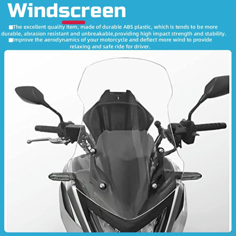 Parabrezza Moto per Honda NC 750X NC750X 2021-2024 Accessori per Parabrezza