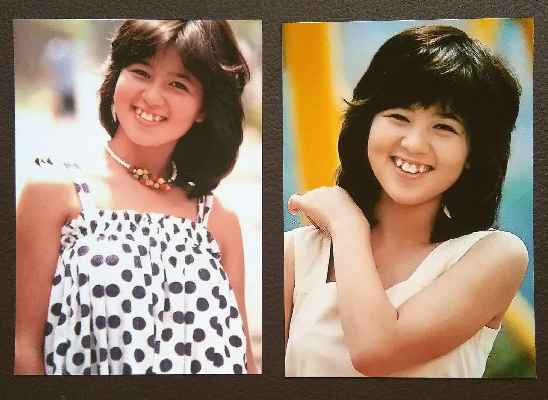 石野真子さんデビュー当時物 L版写真150枚以上 他ブロマイド、 超希少