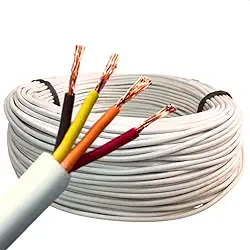 Fio Cabo Manga 50 Metros 4 Vias Som Automotivo Led Piscina NVK