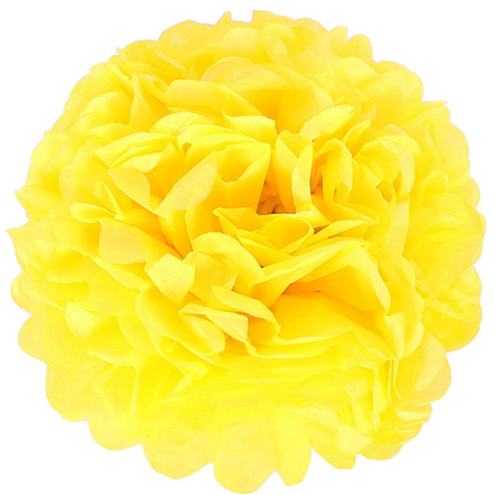 Paper Pompom 5pcs Wedding Decorative Paper Pompoms Pom Poms Flower Ball Party Home Decor Tissue Birthday DIY for Party(Color-09,15cm 5pcs)