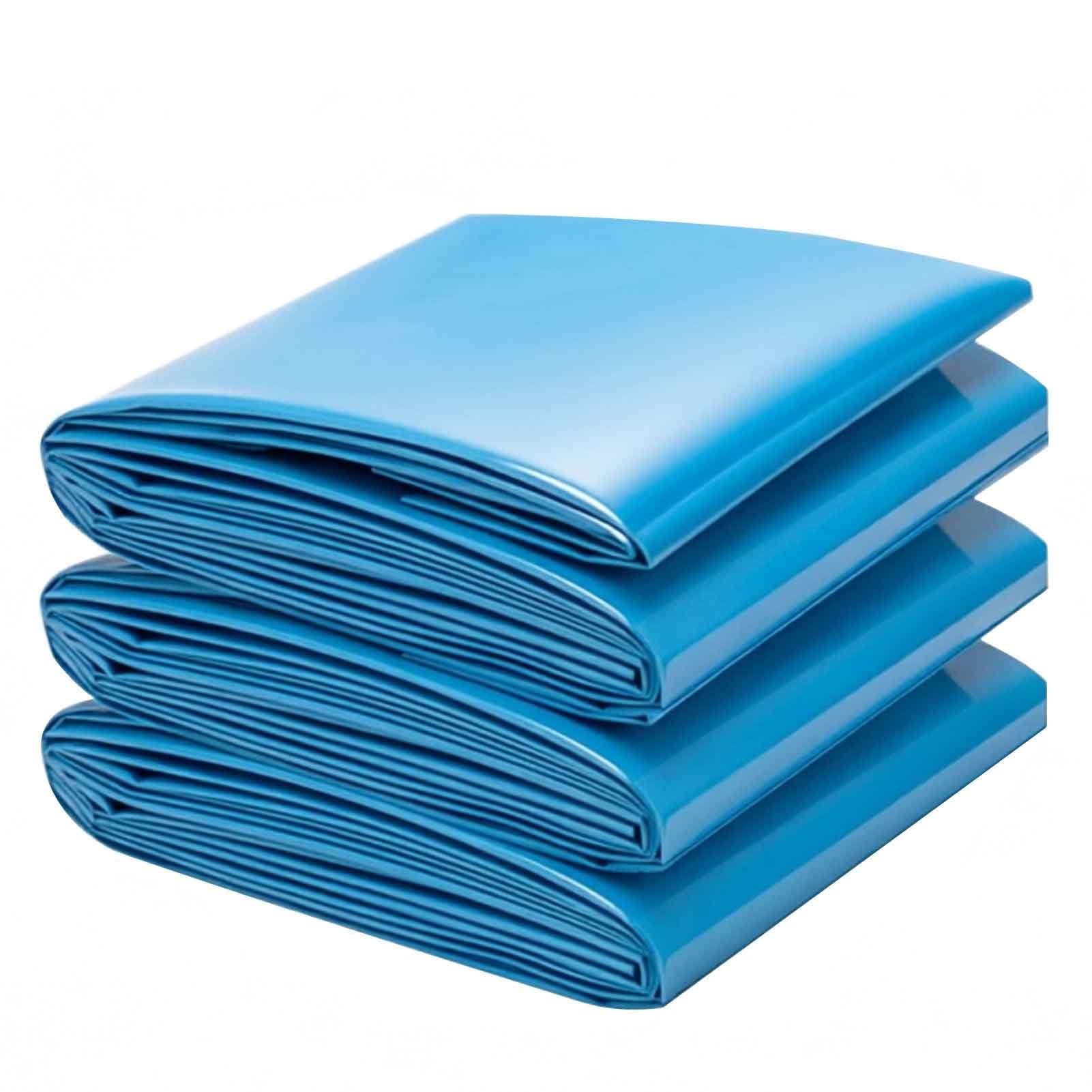 DMCHENGMA Premium 6 Mil HDPE Pond Liner, Puncture Resistant Blue Pool Membrane for Fish Ponds & Fountains, Durable Waterproof Underlayment(2x7m(6.5x23ft))
