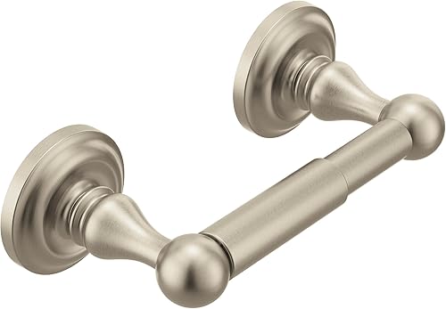 Moen Madison Collection BP6908BN - Soporte de papel higiénico con resorte de níquel cepillado