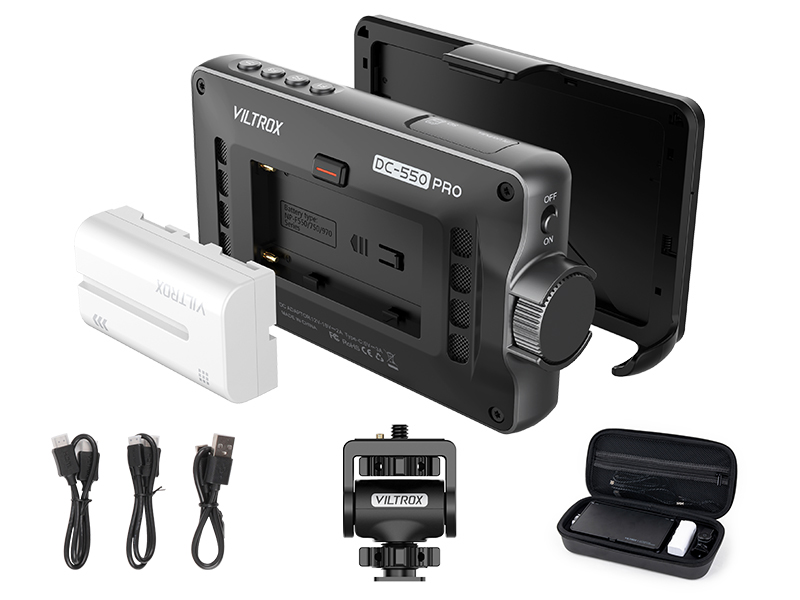 VILTROX DC-550 モニター 美品 使用2回のみ Amazon.com : VILTROX DC-550 Pro Touchscreen Camera Field