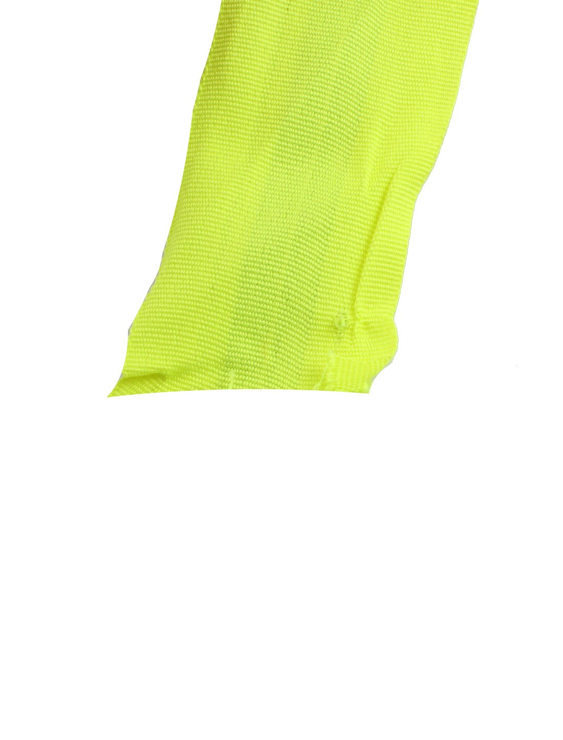 Ruilogod Ropa de trabajo industrial coser en cinta reflectante de seguridad verde 100m x 5 cm