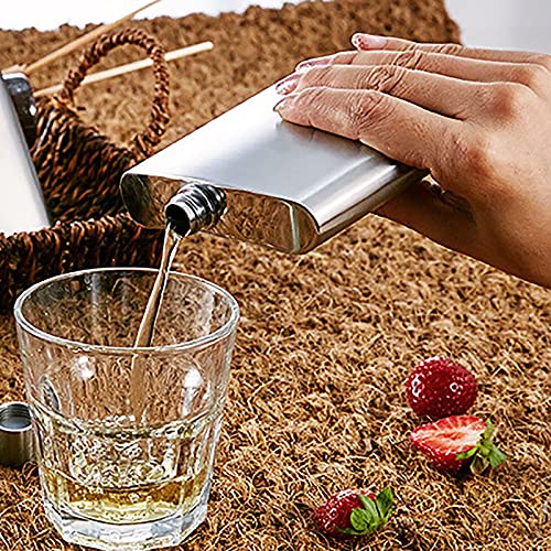 Dibiao Bar Drink RVS Pocket Hip Flask Duurzame Kolf Lekvrij Gemakkelijk Giet Perfect voor Mannen of Vrouwen om Whiskey te drinken - Image 3