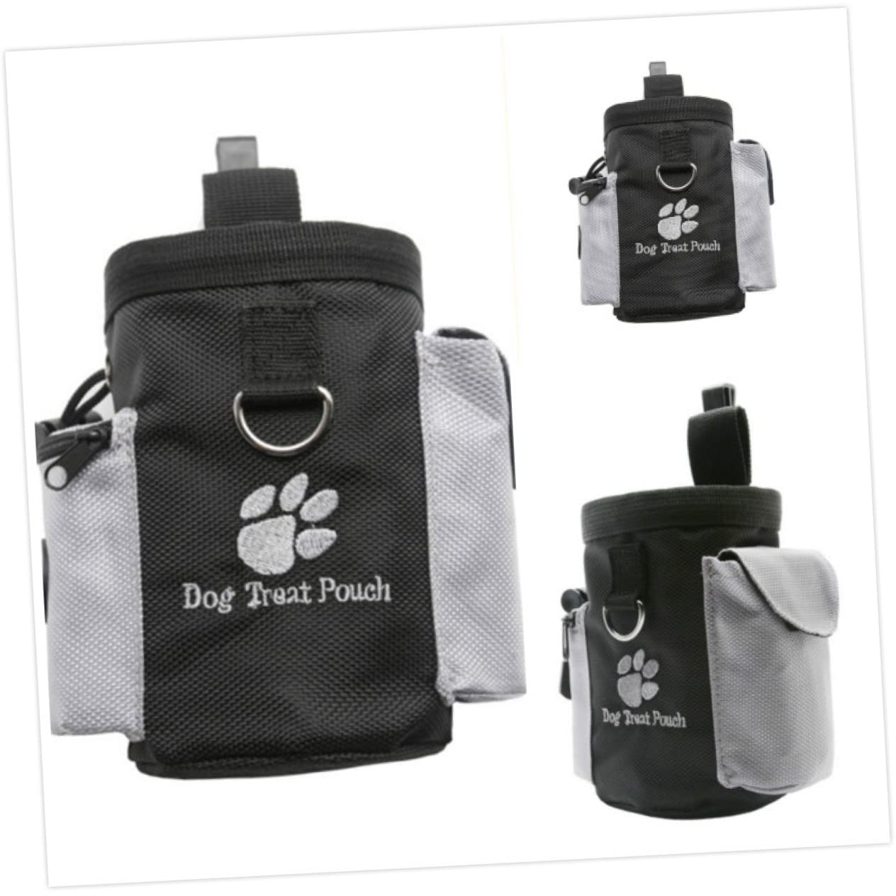 FRCOLOR 3 Pièces Pochette friandises pour Chien Sacs de friandises pour Chiens Sacs à collation Laisse de Dressage pour Chien de friandises pour Animaux de Compagnie Fonctionnement