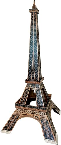 Beistle 3-D Torre Eiffel Prop  Decoración extra grande de París, exhibición de cartón independiente para temas franceses, viajes, parisinos e