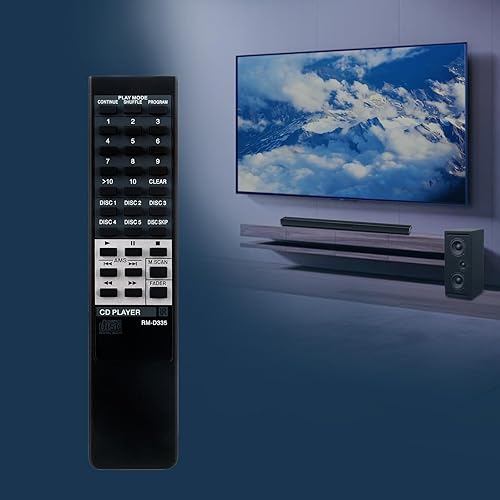 Miniatura 7 de RM-D335 - Mando a distancia de repuesto compatible con el reproductor de CD cambiador de CD Sony CDP-C345M CDP-C225 CDP-C235 CDP-C245 CDP-C325